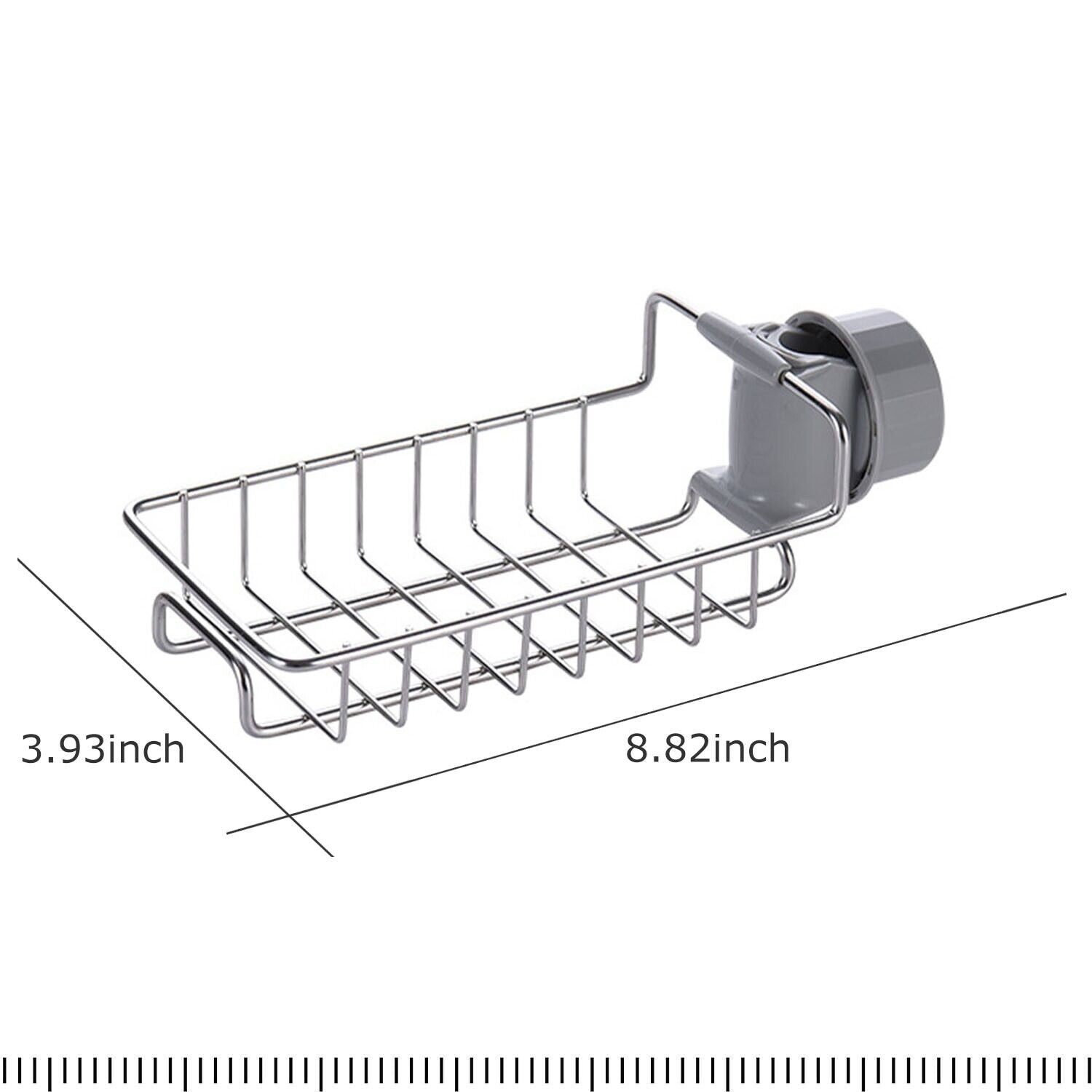 Drain Rack Storage Holder Shelf Sponge Soap Cloth Holder for Kitchen Sink Faucet