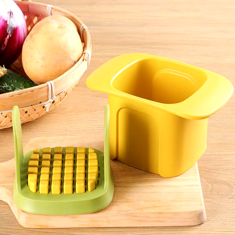 Multifunctional Cucumber Potato Slicer Household Hand Pressure Onion Dicer Kitchen Tools Vegetable Chopper French Fries Cutter