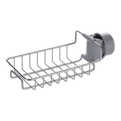 Drain Rack Storage Holder Shelf Sponge Soap Cloth Holder for Kitchen Sink Faucet